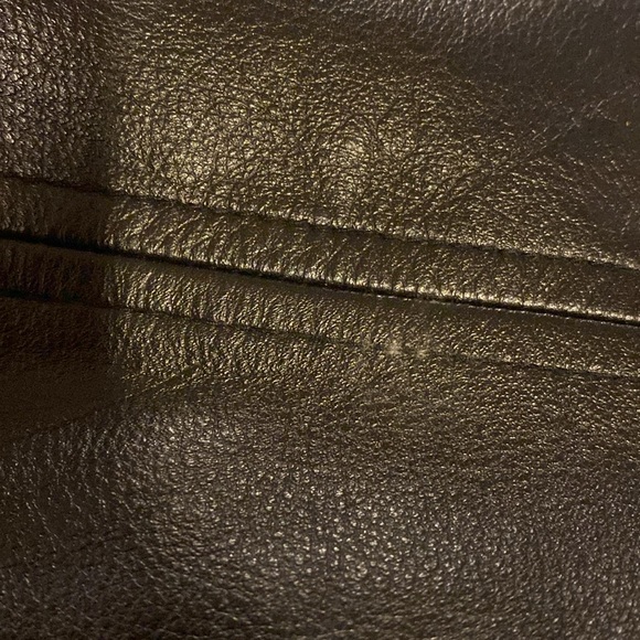 Vintage Middlebrook Park Lined Leather Jacket With Attached Belt Small - Picture 12 of 17